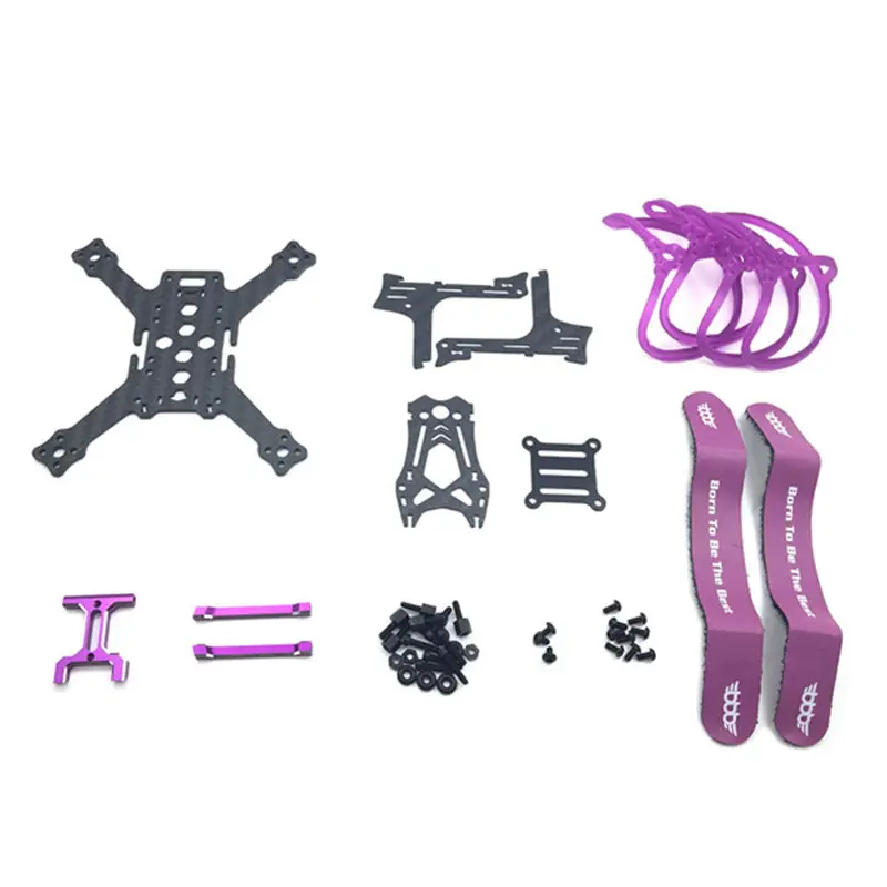 

3B-R 100 100mm Wheelbase 5mm Arm Carbon Fiber Frame Kit For RC Model Multicopter Camera Motor ESC Spare Part 70g