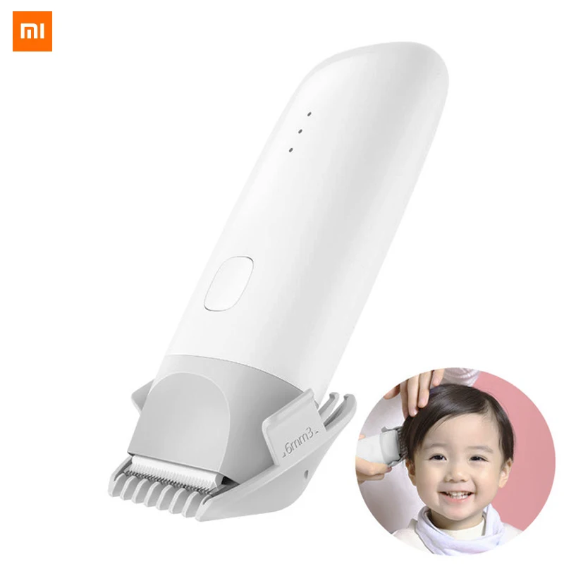 

Xiaomi MiTu Baby Hair Clipper IPX7 Waterproof Electric Hair Razor Silent Motor For Children Baby USB Rechargeable Safe