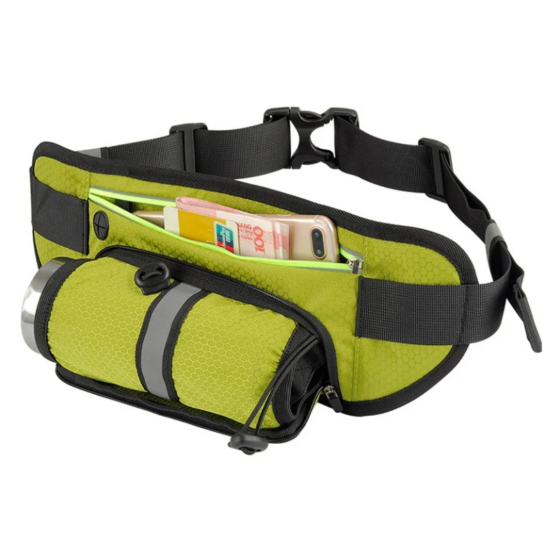600 мл нейлоновая Скрытая чайник карманы спортивная сумка для бега поясная сумка - Цвет: Green