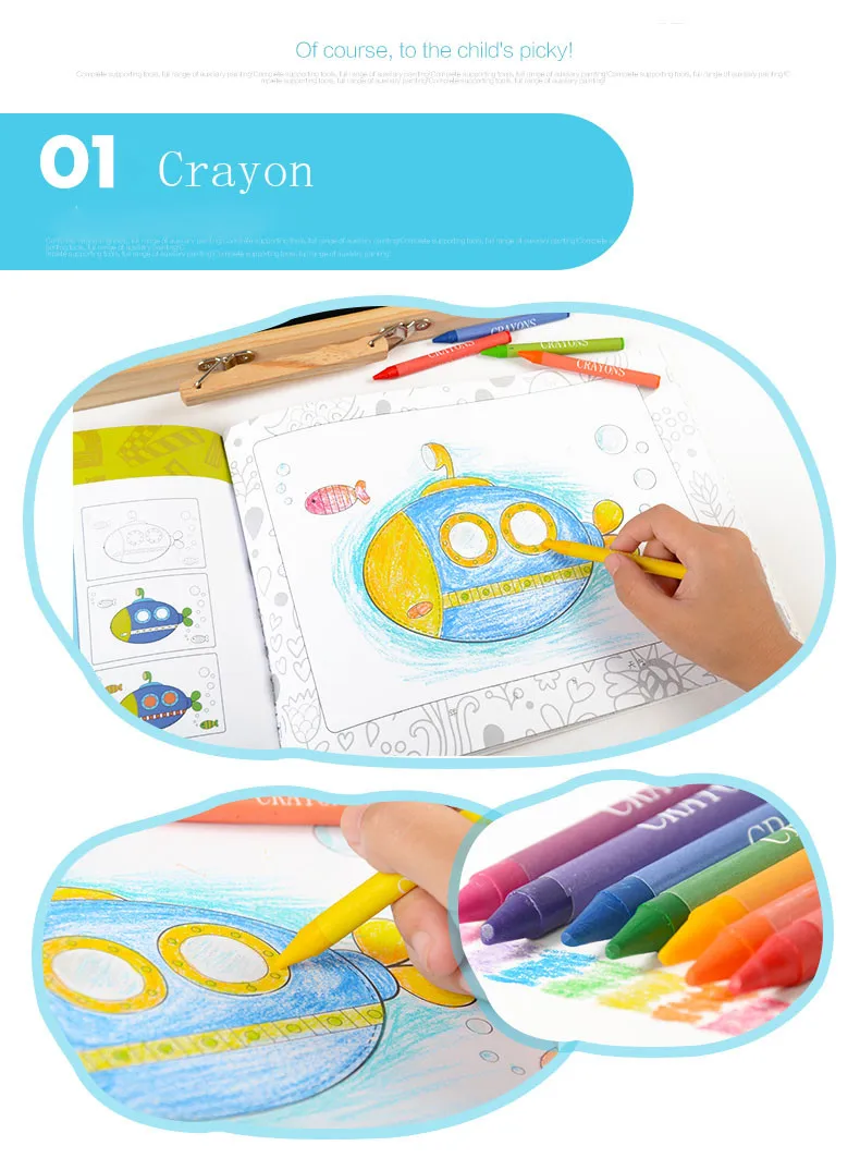 197 шт. для эскизов и рисования с деревянным футляром цветные карандаши набор для художественной живописи для детей детские инструменты для рисования