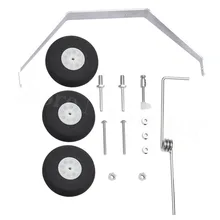 Aluminum Main Landing Gear Wheel Kit font b RC b font Airplane Cessna 182 Parts Replacement