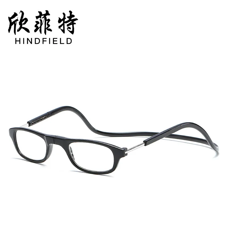 Повесить шеи в возрасте от специального назначения магнит дальнозоркостью раза принести градусов чтения диоптрий очки gafas-де-lectura Óculos очки - Цвет оправы: Черный