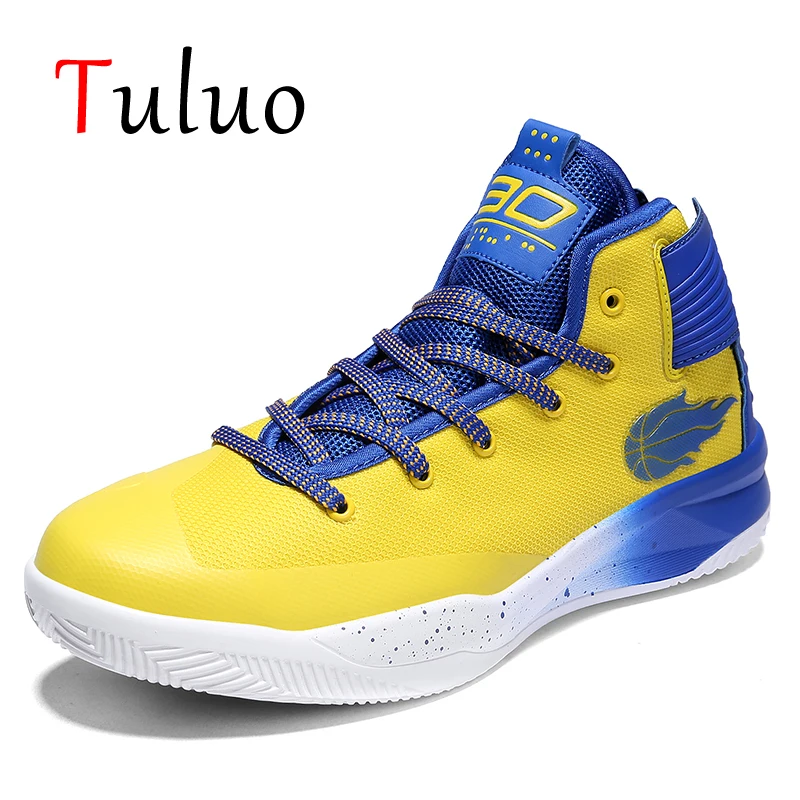 TULUO/Баскетбольная обувь для мужчин; кроссовки; ботильоны; уличная дышащая Спортивная обувь Jordan в стиле ретро с высоким берцем; zapatillas hombre