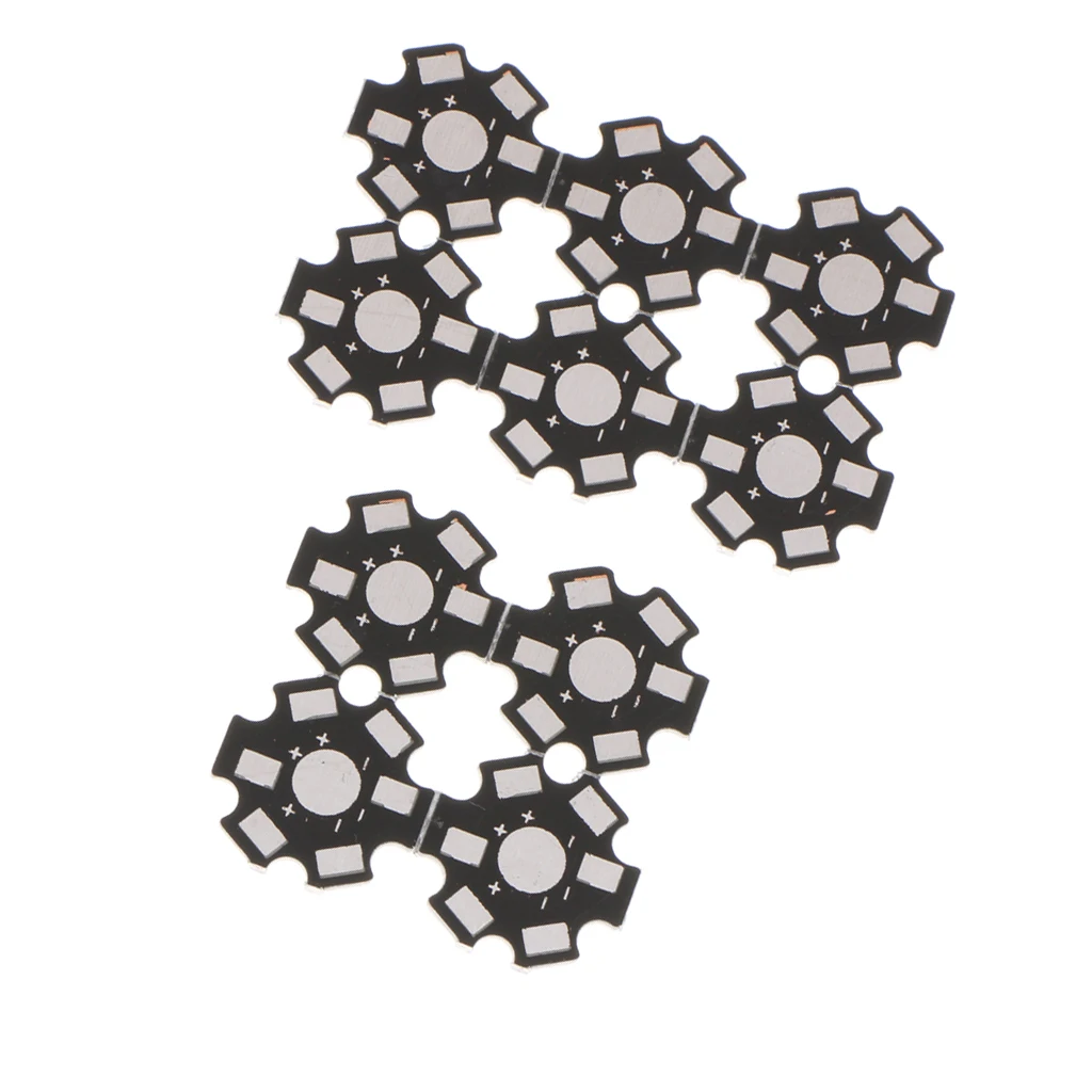 Lot 10Pcs 20mm High Power Led Aluminum Base Plate Heat Sink For 1W 3W Light Lamp