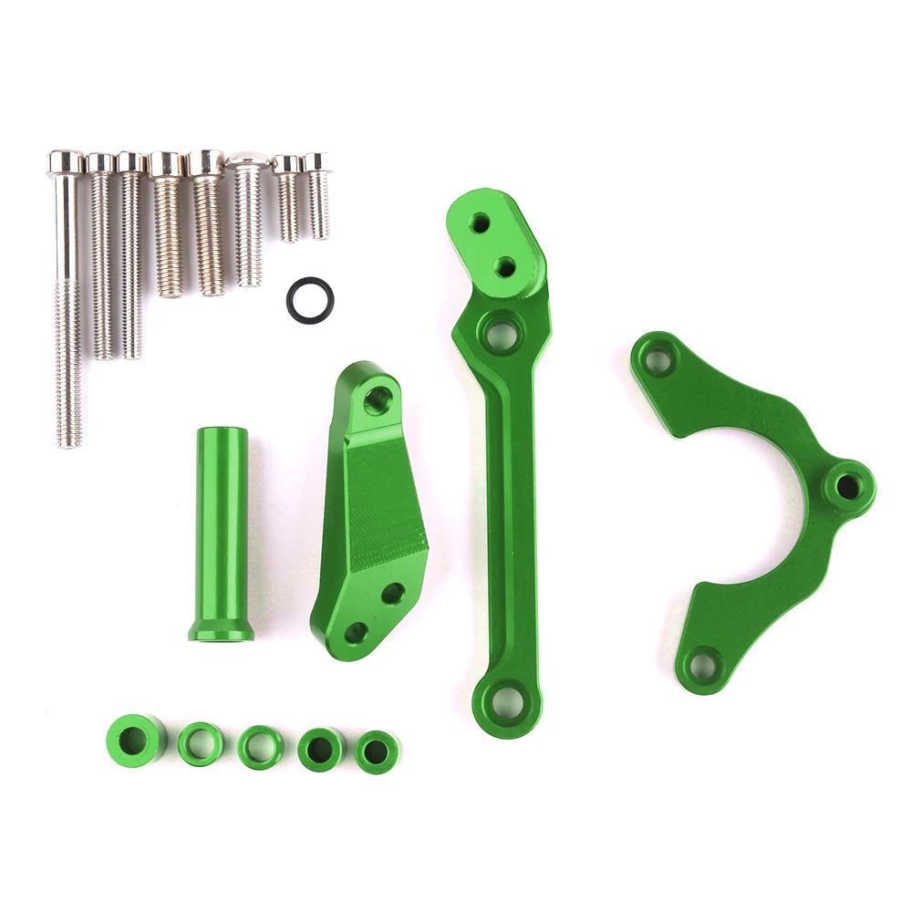 

Motorcycle Accessories CNC Aluminum Alloy Adjustable Steering Damper Stabilizer Bracket Mounting Kit For Kawasaki Z900 2017