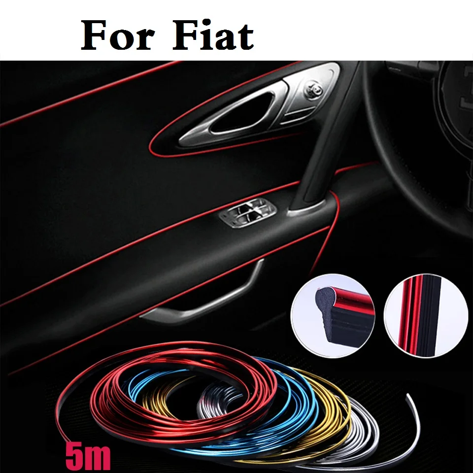 5metres Car style interior Decorative thread sticker Dashboard Strip