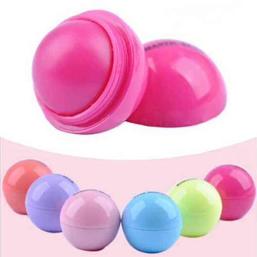 

Makeup Round Lip Balm Candy Color Moisturizing Natural Plant Lip Gloss Lipstick Fruit Embellish Lip Lipstick Gloss