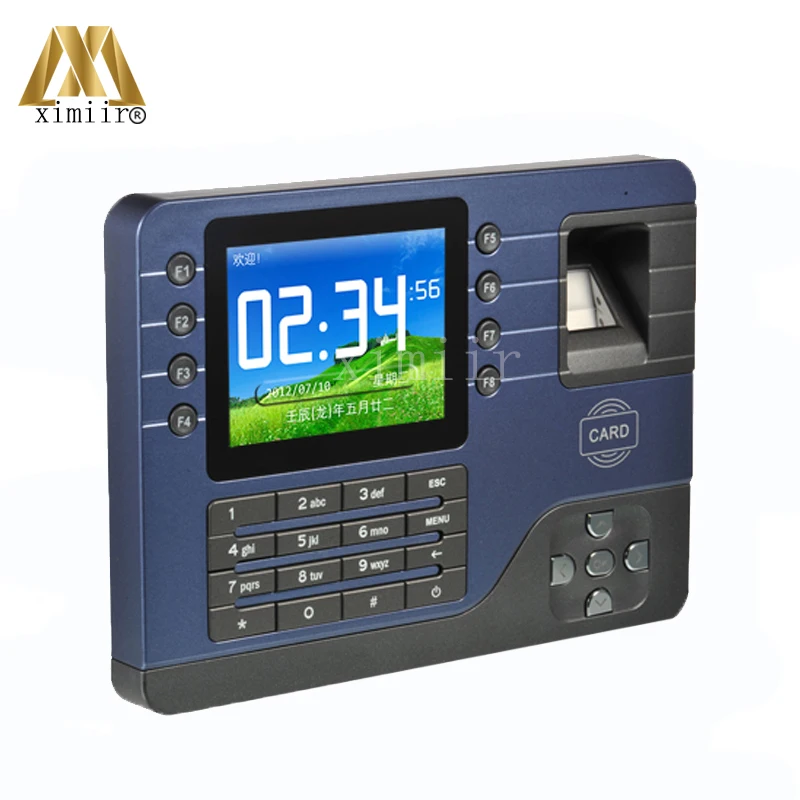 Realand A-C091 3,2 ''биометрический пароль отпечатка пальца времени часы записи посещаемости