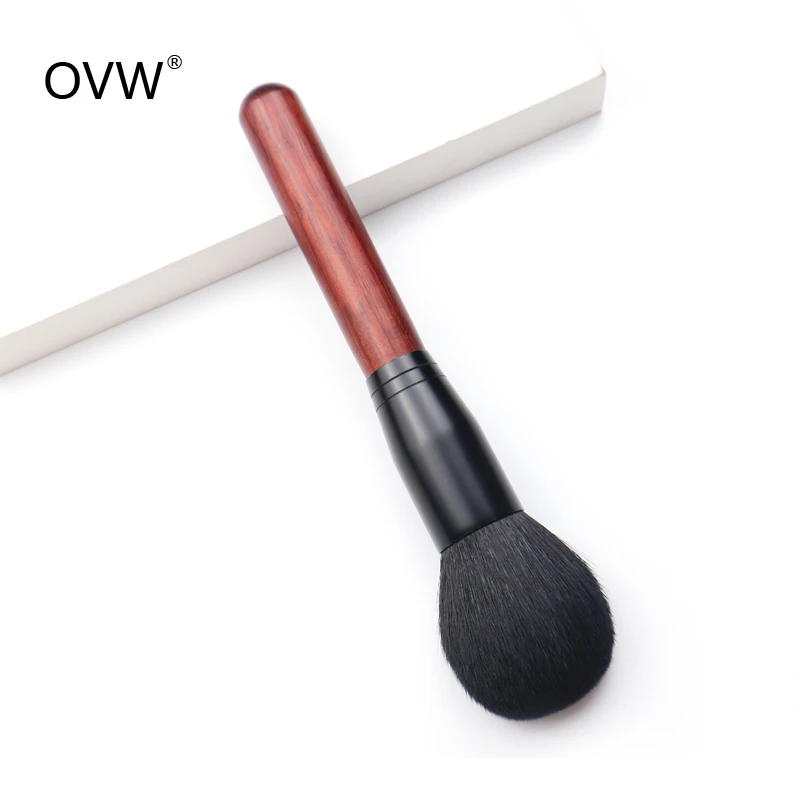 Ovw Big Powder Brush Goat Synthetic Hair Ultra Soft Pinceau Poudre For