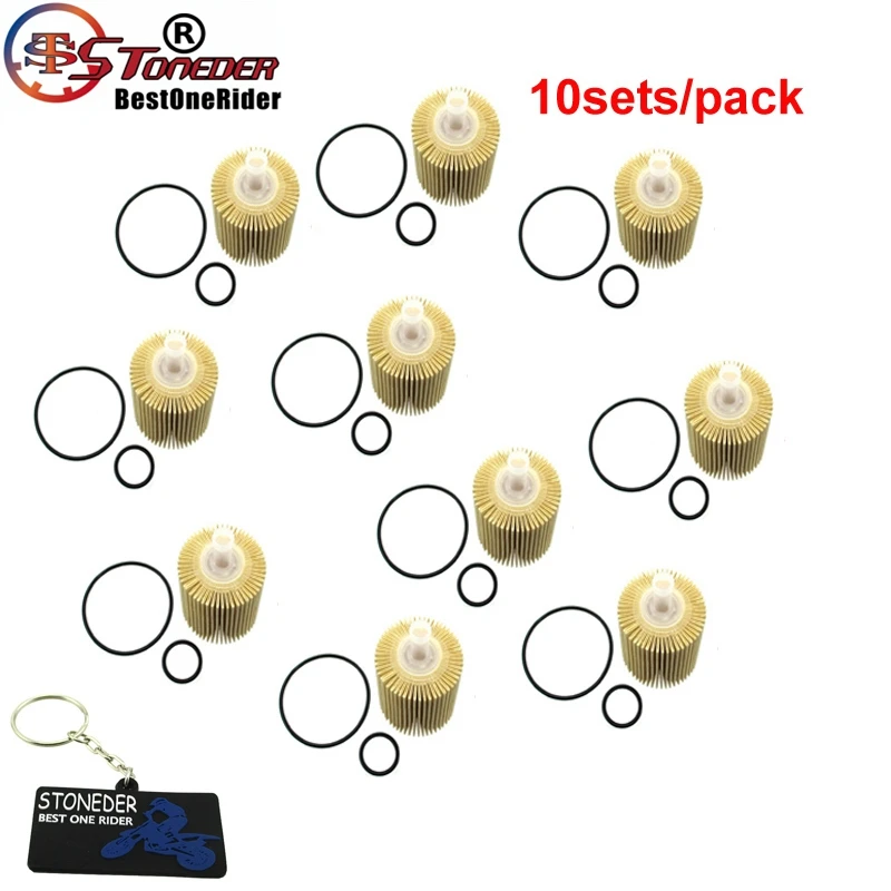 

STONEDER 10x Oil Filter For Scion Avalon Camry Highlander Venza 04152-YZZA1 Lexus RX350 RX450H 2007-2017