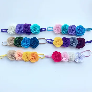 

20 pcs/lot , Felt Roses Skinny Headbands, Girls Headwear Birthday Party Gift