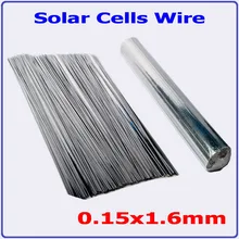 300mm precut 0.15×1.6mm 245m solar cell tab wire ; 0.15×2.0mm-195m length pv ribbon wire DIY solar panel cell soldering wire