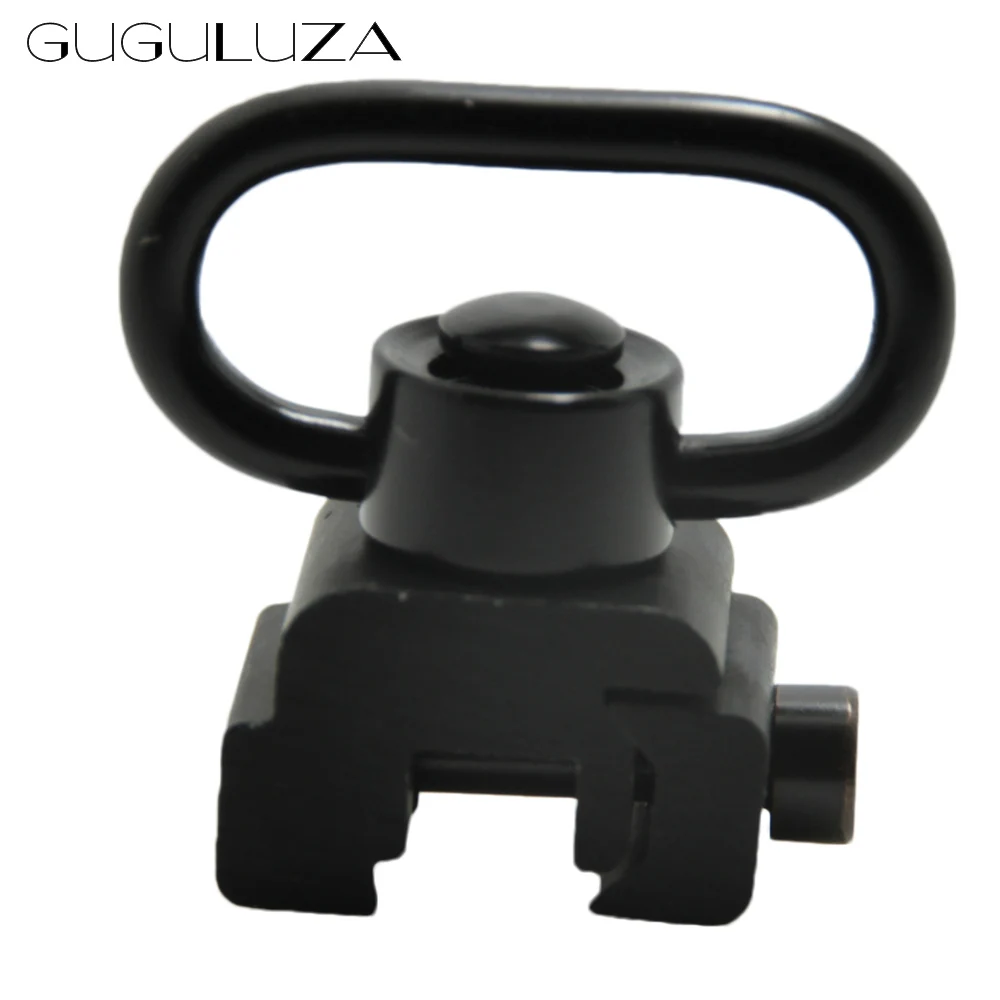 

GUGULUZA Tactical Quick Release Detach QD Sling Swivel with 11mm Rail Mount Tactical Military Sling Loop Hunting Gun Accessories