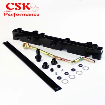

Aluminum Fuel Rail Fits For Acura RSX K20A K20A2 K20Z1 Type-S 2.0L 02-06 Red / Black