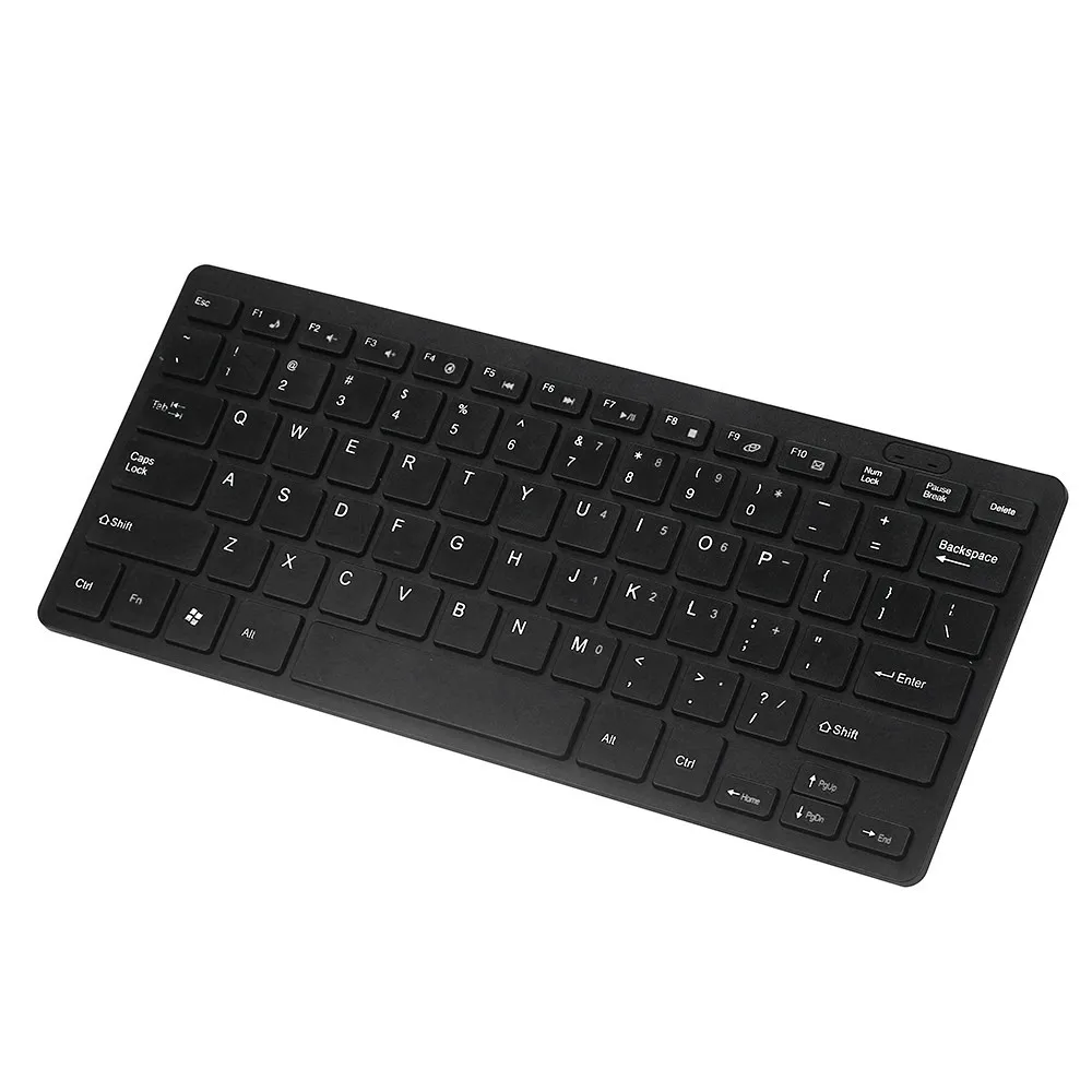 Тонкий черный 2,4 ГГц Беспроводная клавиатура и мышь набор для ПК настольный Laptop_KXL0224 компьютерные аксессуары