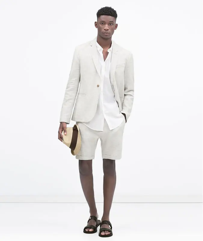 Linen short suit Clearance