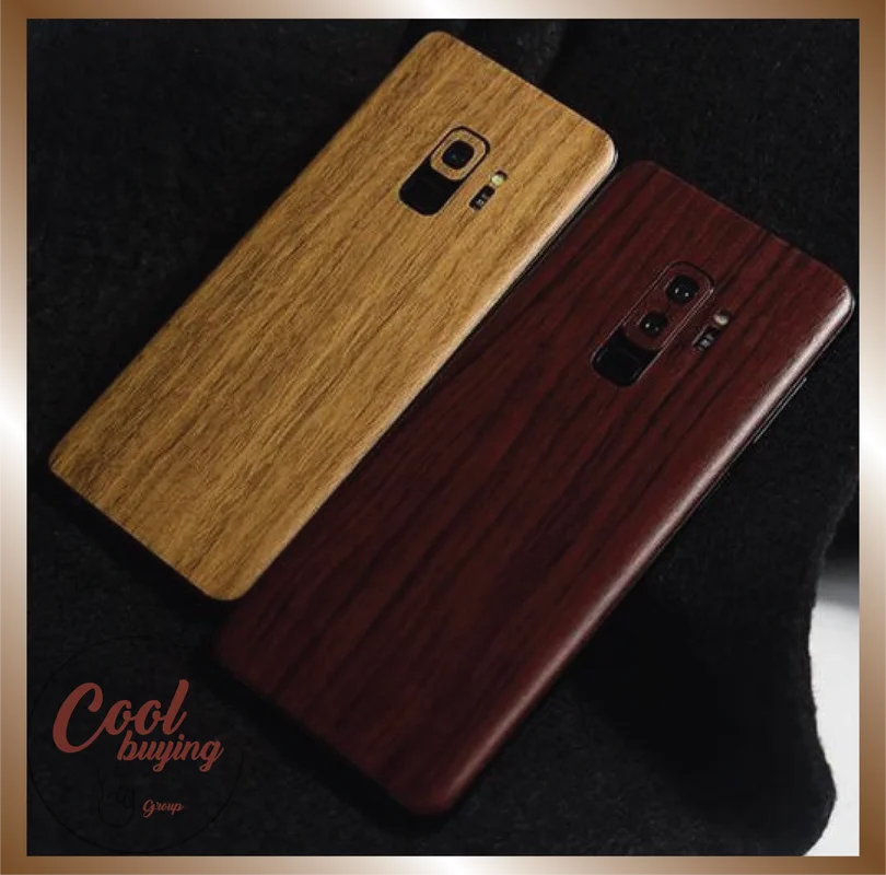 Деревянная задняя крышка наклейка для SAMSUNG GALAXY NOTE 9 S10 S8 S9 Plus кожаный карбоновый