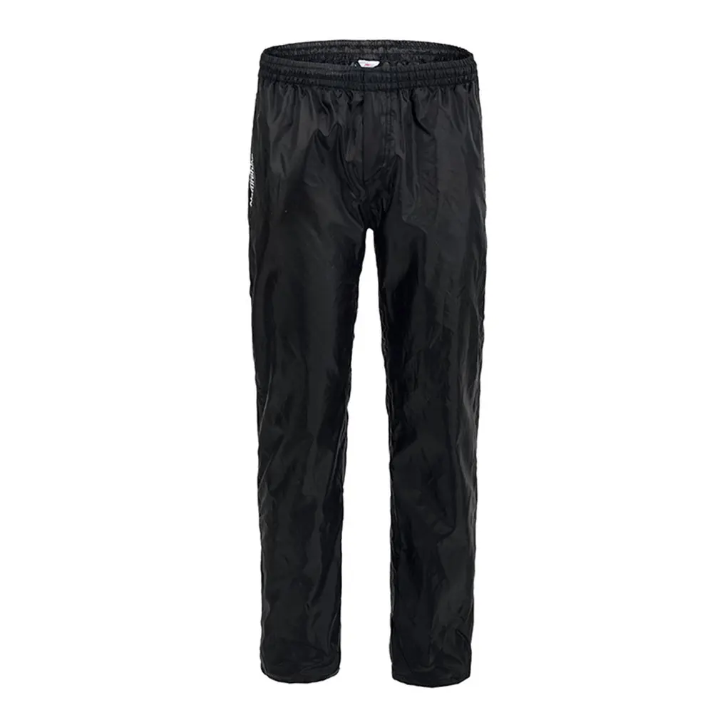 

NH17C003 Folding Rainproof Pants Over Trousers Men's Waterproof Windproof Elastic-Waist Rain Pants with Double Zippers