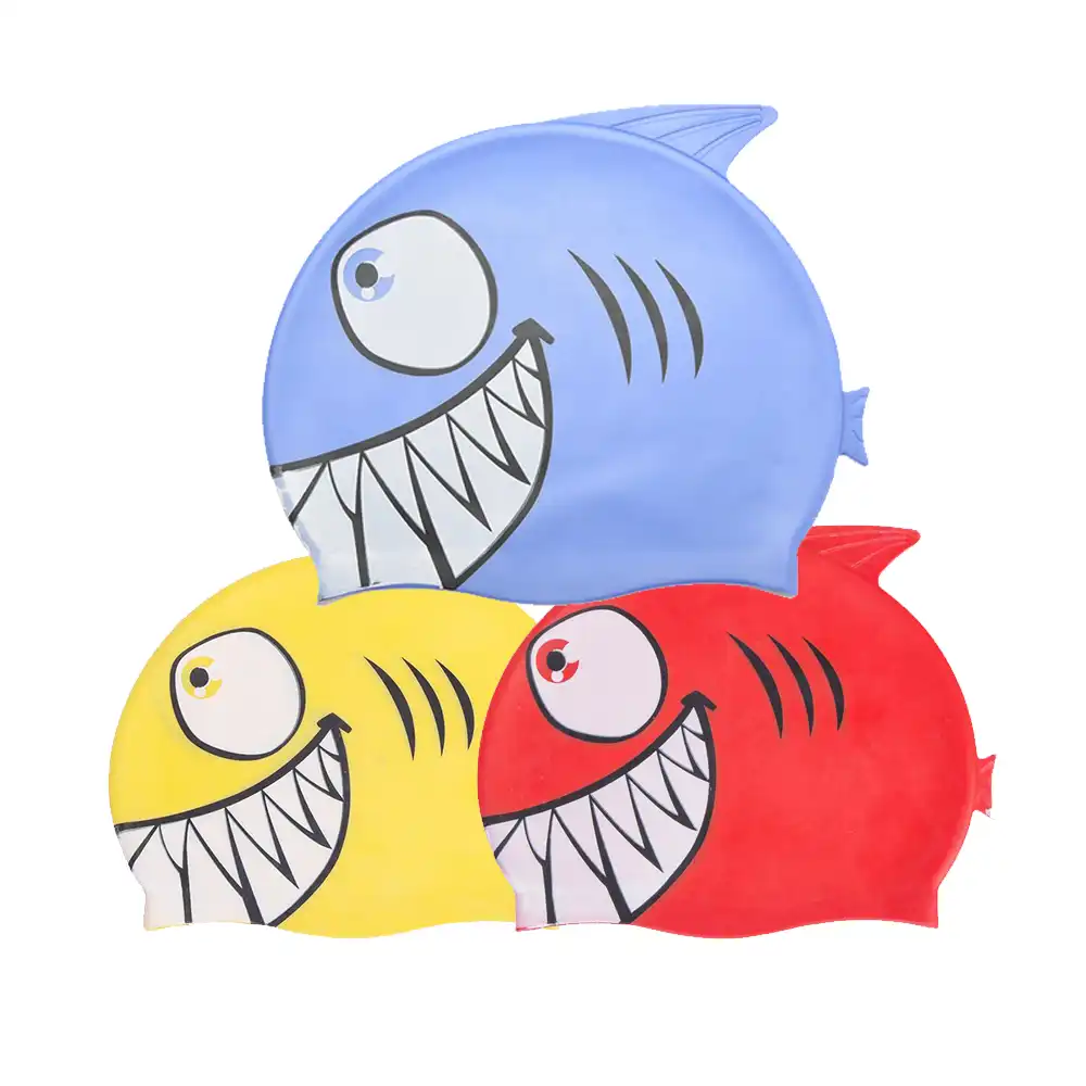 Los Ninos Gorro De Piscina De Peces Dibujos Animados Impermeable De Silicona Tapa Ninos Piscina Proteccion Oido Pelo Largo Aliexpress