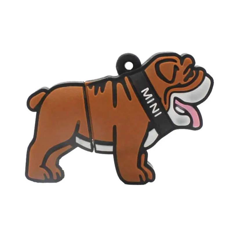 Cartoon Animal USB 2.0 Flash Drive Cute Puppy USB Memory 4gb 8gb 16gb 32gb 64gb Pendrive Lovely Dog bone u disk gifts Pen Drive