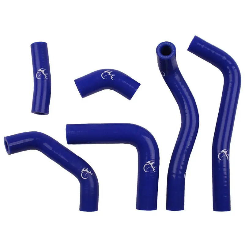 Синий силиконовый Радиатор Cooler шланг для 02 04 Honda CRF450R CRF 450R|cooler hoses|radiator for hondacrf radiator