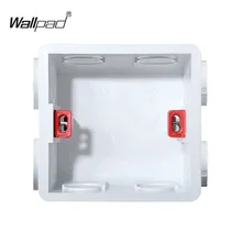 Mounting Box for 86 86mm Wall Switch and Socket Wallpad Cassette Universal White Wall Back Junction