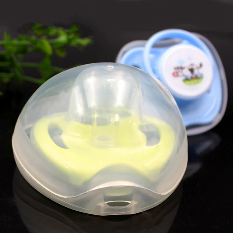 

Portable Baby Nipple Box Boy Girl Infant Pacifier Cradle Case Holder Soother Box