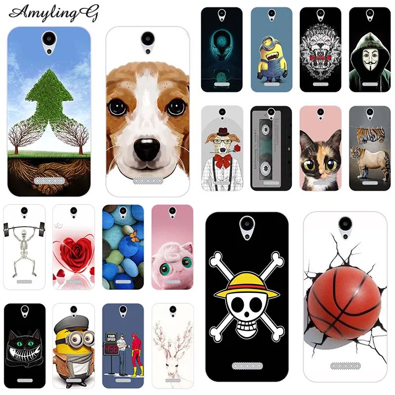 Fashion Soft silicone Phone Cases For Doogee X6 X 6 Pro 5.5&quot Silicone TPU Cover Printing Design Flower style Fundas Para HD | Мобильные