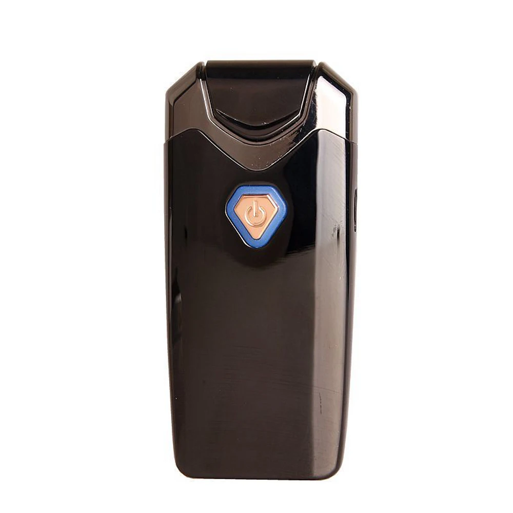

2017 new USB rechargeable arc pulse windproof male personality electronic charging cigarette lighter for birthday gift