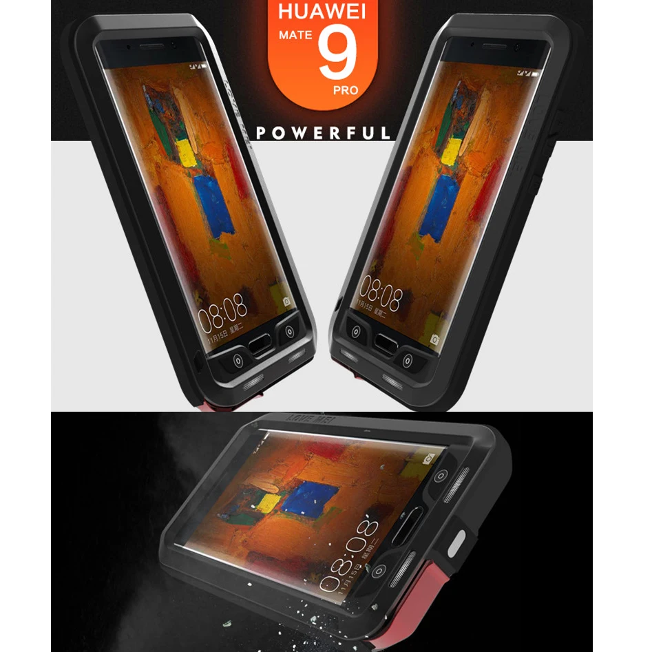 bilder für Original Love Mei Telefonkasten Für Huawei Kollege 9 Pro Abdeckung wasserdichter Shockproof Aluminium Zurück Fall Wasserdicht Fall für Taube 9 Pro bilder für Original Love Mei Telefonkasten Für Huawei Kollege 9 Pro Abdeckung wasserdichter Shockproof Aluminium Zurück Fall Wasserdicht Fall für Taube 9 Pro