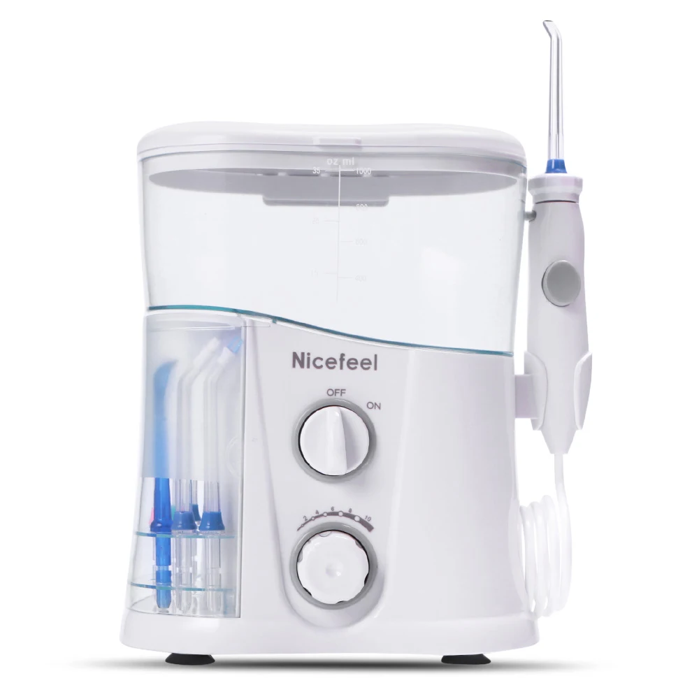 

Nicefeel FC188G Dental Water Jet Oral Care Teeth Irrigator Oral Portable Hygiene Dental Water Flosser 1000ml Water Tank
