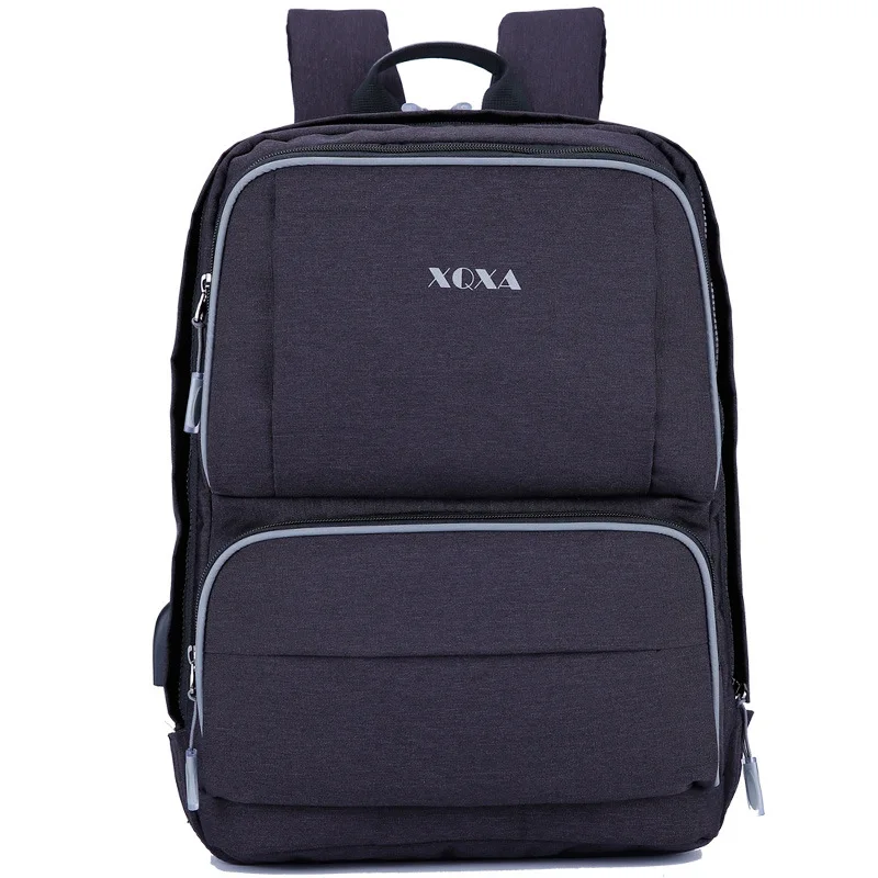 

Fashion Backpack Men Anti Theft Laptop Back Pack 15.6/17 Inch USB Charge Solar Business Rucksack Oxford Travel Daypacks Mochila