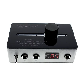

Mummy LED Display Dual Tattoo Power Supply For Tatoo Machine(silver)