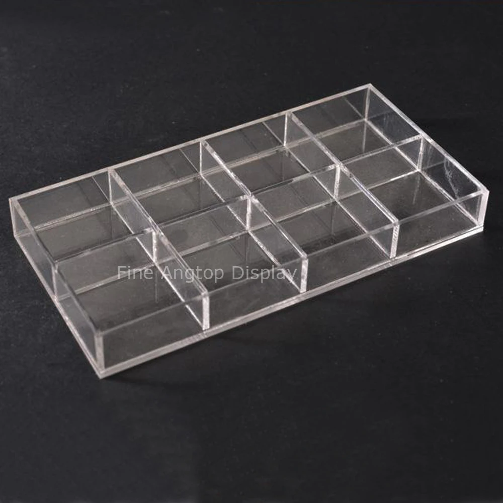 Acrylic Beads Kit Box Storage Craft For Jewelry Making Accessories Organizer With 8 Compartments