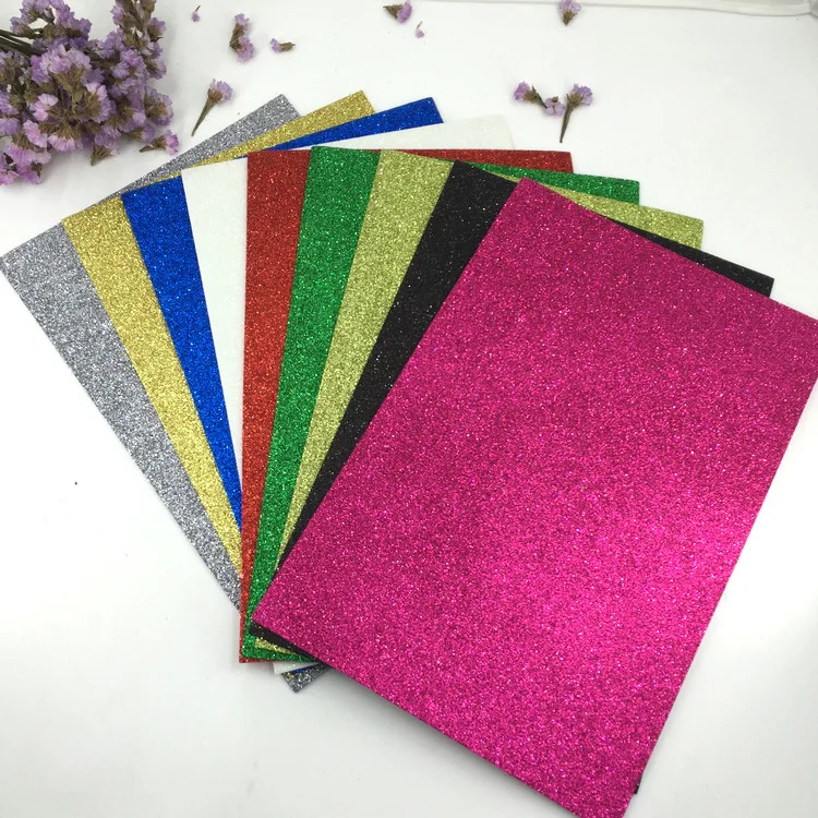 10 шт./упак. 20x30 см Цветной ручной работы в виде золотого песка губка Бумага DIY