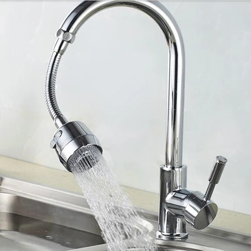 

2 Modes ABS Stainless Steel Faucet Aerator Water Saving Water Tap Filter Splash-proof Kitchen Taps bubbler with hose