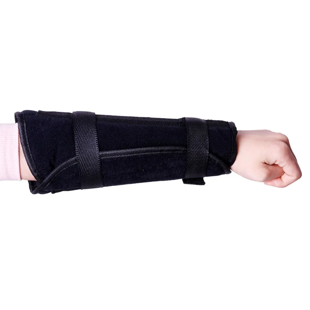 1pc Carpal Medical Wrist Support Sprain Forearm Splint Adjustable Breathable Wrist Brace Medical Arm Wrist Splint Black