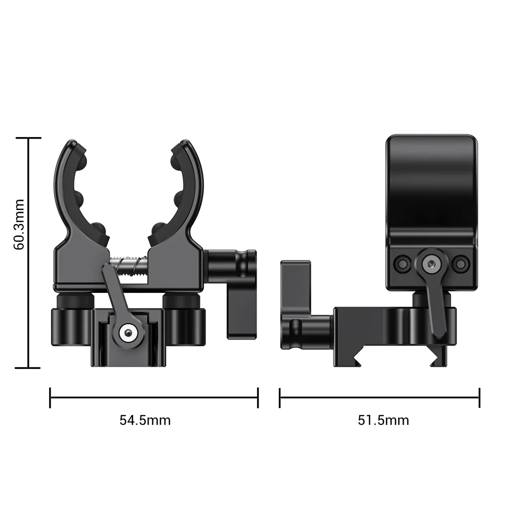 SmallRig DSLR камера клетка микрофон держатель(NATO зажим) с диаметром 19-25 мм микрофон ударный зажим держатель-2351