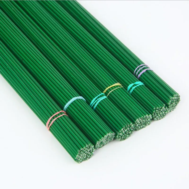Paper Covered Bouquet Accessories Flower Twigs Artificial Branches Iron Wire