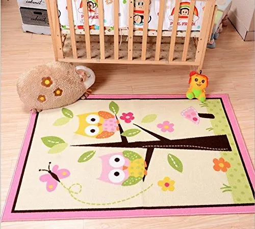 

Sales Promotation Kids Rugs Area Rug for Girl Bedroom Soft Pad Baby Crawling Mat Home Princess Decorative Carpet 100cm*130cm