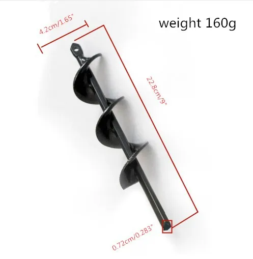 9/10/18 дюймов сад шнека посадки отверстие Digger инструмент Спираль сверло цветок лампа HEX вала