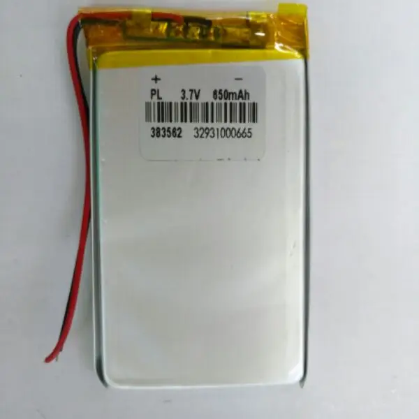 3.7v li po li-ion batteries 3 7 v Packet 3.7V polymer lithium battery 383562 403560 650MAH recorder GPS speaker MP3 | Электроника