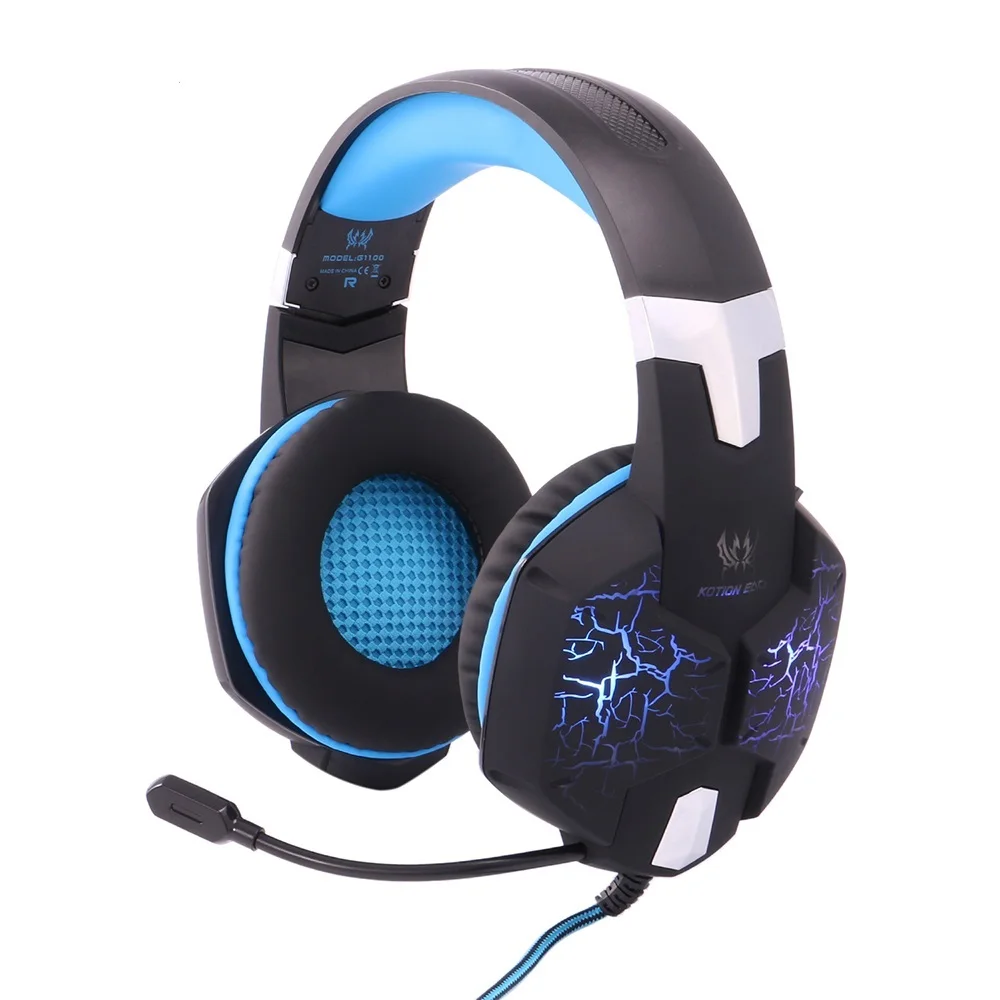 EACH G1100 Pro Vibration Deep Bass Gaming Headphone Wired Stereo Gamer