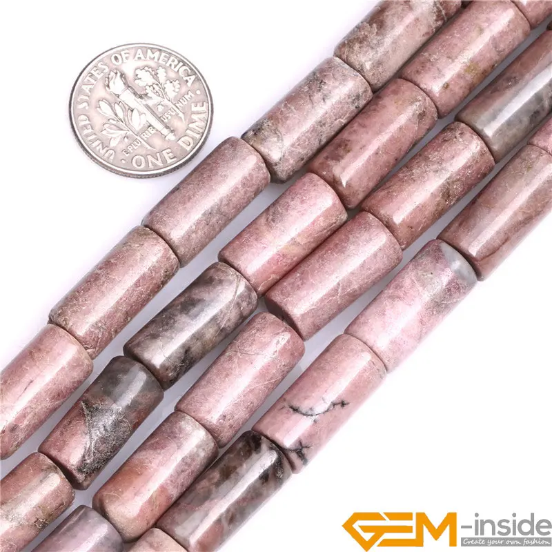 

8x16mm, 4x13mm Column Tube Assorted Natural Stone Beads DIY Loose Beads For Jewelry Making Strand 15 Inch Wholesale