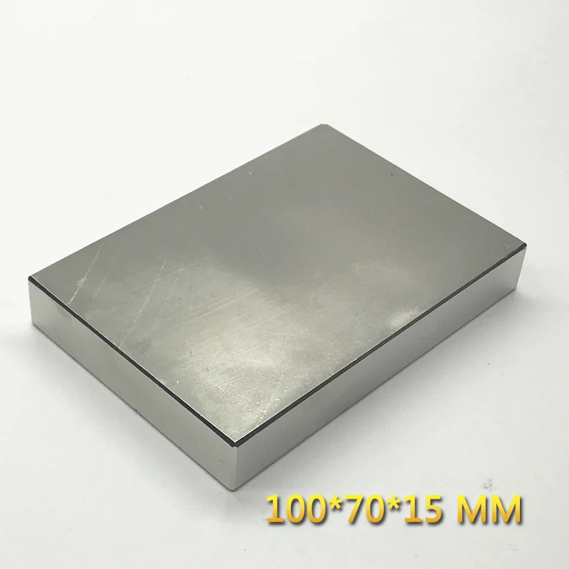 

Large powerful magnet rectangular magnet strong magnetic 100X70X15mm rare earth neodymium iron boron