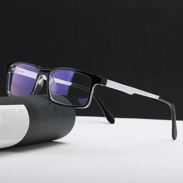 Cheap Vazrobe Anti Blue Light Computer Glasses Men Women Spring Hinge Man Eyewear for Work Phone Female Blocking Radiation Eyeglasses