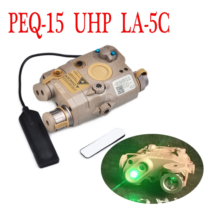 Element Airsoft LA-5C PEQ 15 UHP внешний вид зеленый/ИК лазер и фонарик(EX419