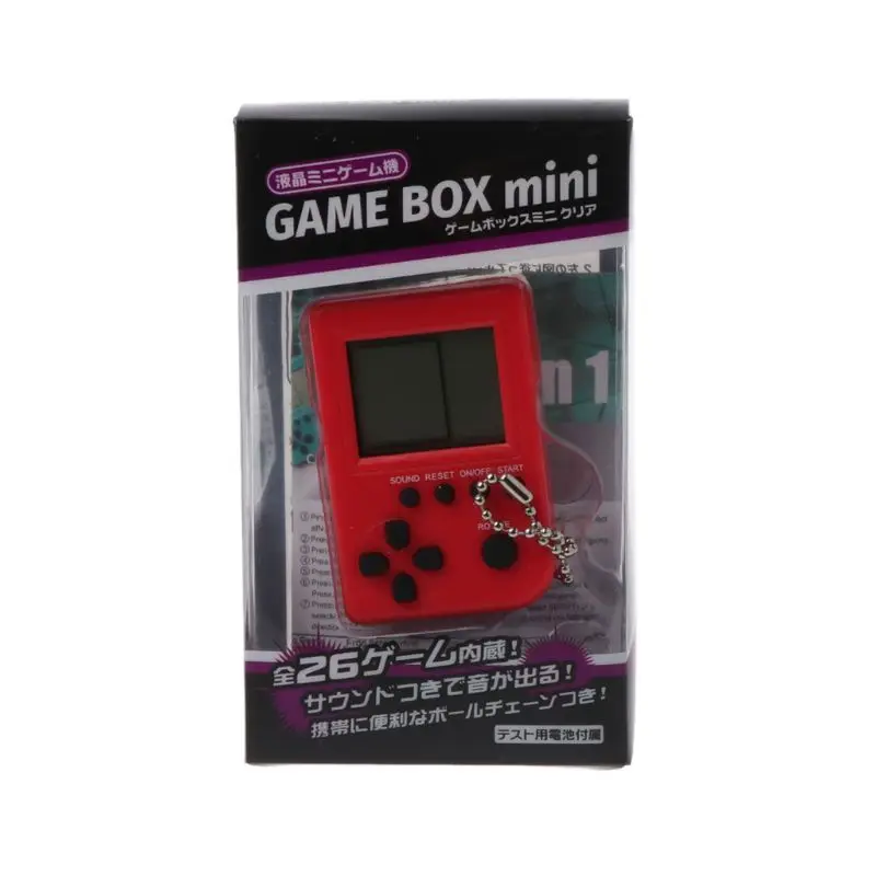 Tetris Mini Handheld Child Video Game Console Capsule Toy Built-in 26 Games Use for Key Chain Ring Gift Random Color Tetris Mini Handheld Child Video Game Console Capsule Toy Built-in 26 Games Use for Key Chain Ring Gift Random Color