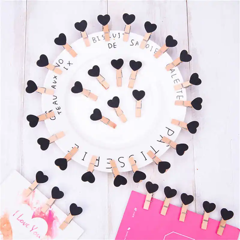 10 Pcs Clips Wall Deco DIY Creative Frame With Mini Colored Clothespins perfect decoration for your bedroom living room #2o31 (2)