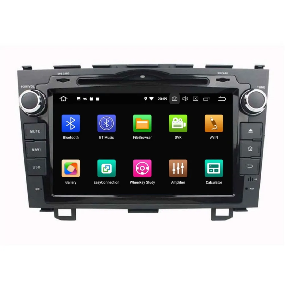 Best 4GB+32GB 8" Octa Core Android 8.0 Car DVD Player for Honda CR-V CRV 2006-2011 Car Radio GPS Navigation WIFI Bluetooth USB DVR 1